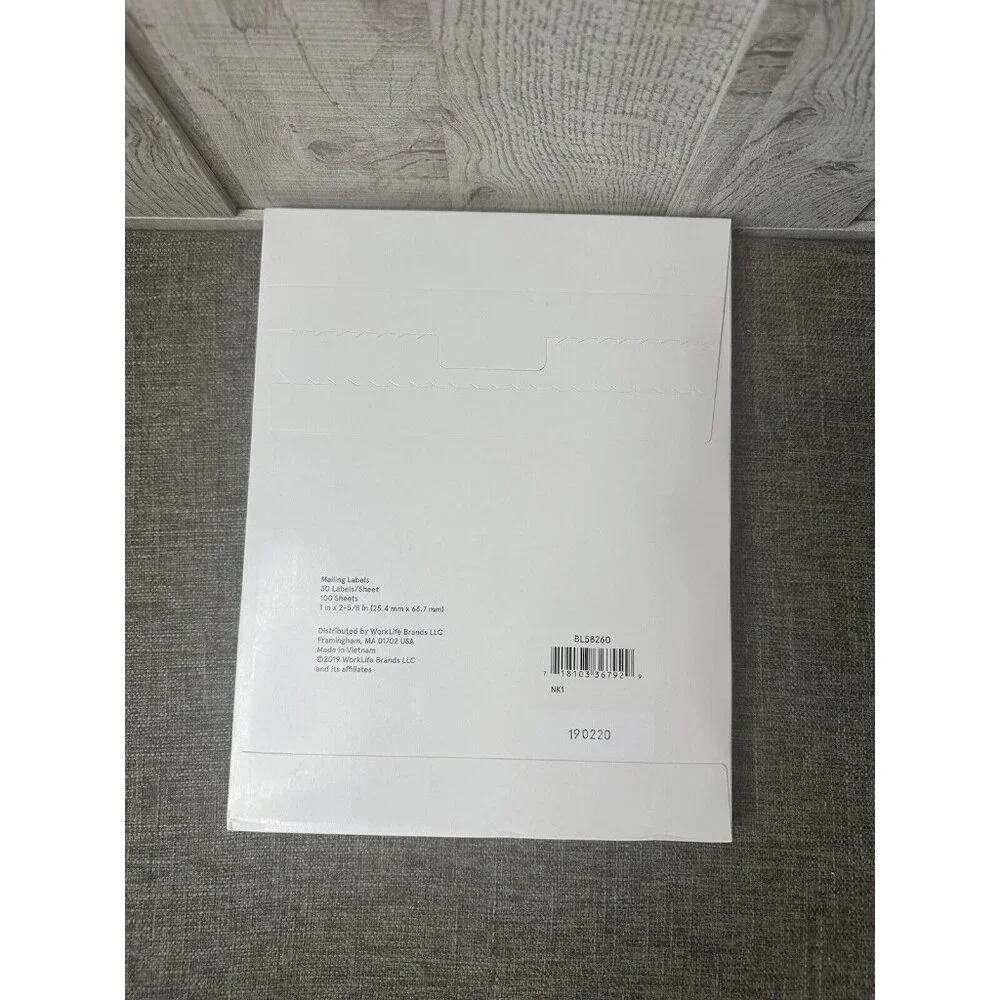 Baseline 3000 Blank Address Mailing Labels 1